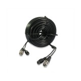 25ft AWG24 Premade Siamese CCTV Video + Power Cable
