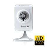 720P HD Wi-Fi Wireless Network IP Camera with Easy QR Code Smartphone Setup